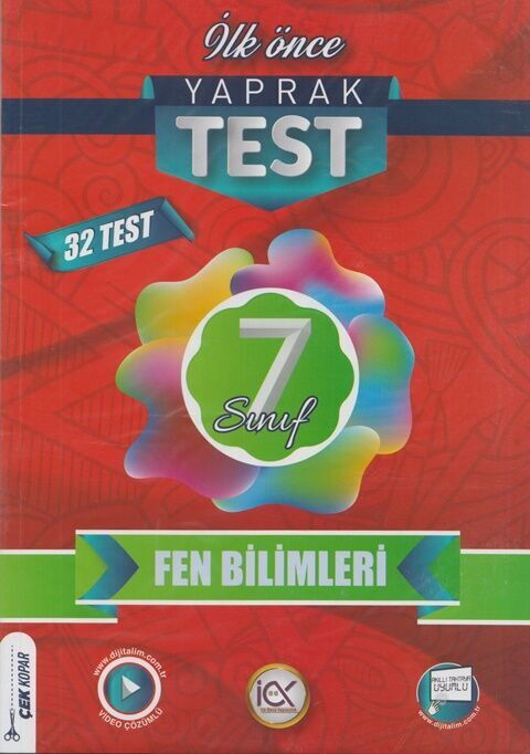 İLKÖNCE 07.SINIF YAPRAK TEST FEN BİLİMLER- 2024-25
