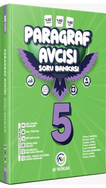 5.SINIF AV SORU BANKASI PARAGRAF - 25-26