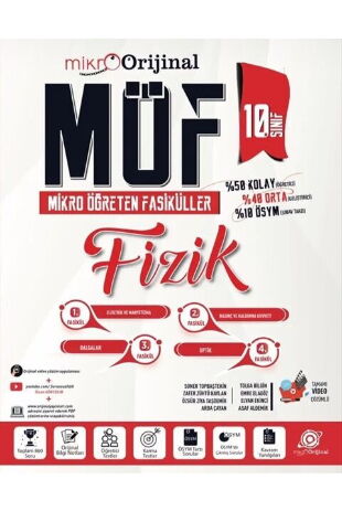 *MİKRO ORİJİNAL 10.SINIF MÖF SET FİZİK - 24-25