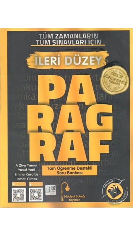 E.SOKAĞI İLERİ DÜZEY SORU BANKASI PARAGRAF - 25-26