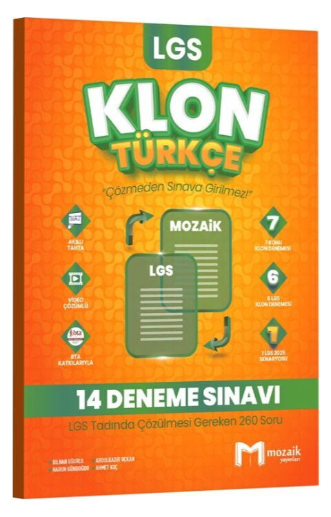 *8.SINIF MOZAİK KLON DENEME TÜRKÇE - 2025