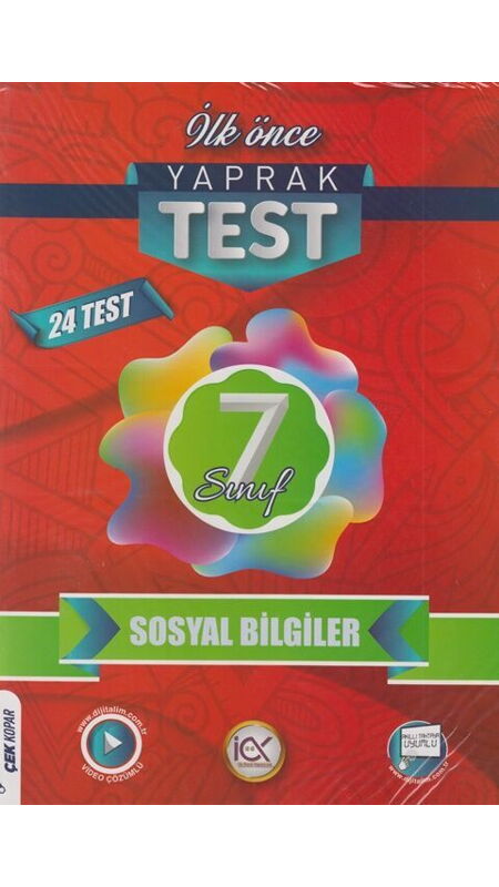 İLKÖNCE 07.SINIF YAPRAK TEST SOSYAL BİLİML-2024-25