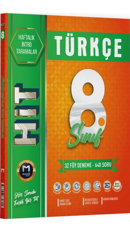 8.SINIF MOZAİK HİT 32 Lİ DENEME TÜRKÇE - 2025-26