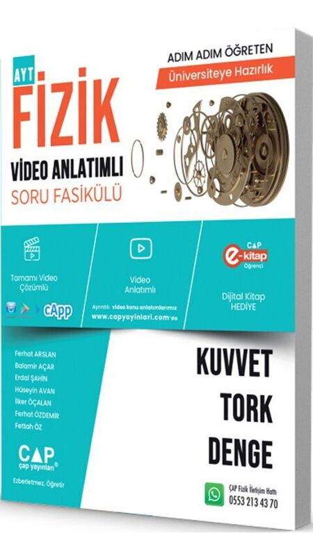 ÜNİV. HAZ FİZİK KA-SB KUVVET-TORK-DENGE - 2025-26