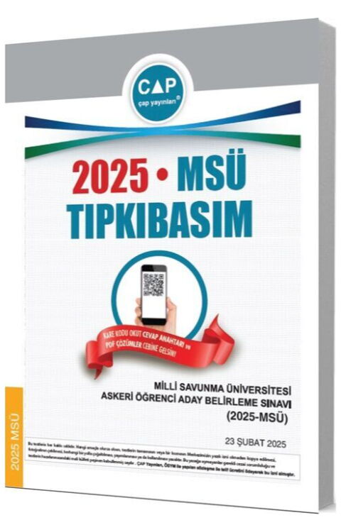ÜNİV. HAZ TIPKI BASIM DENEME (MSÜ) - 2025