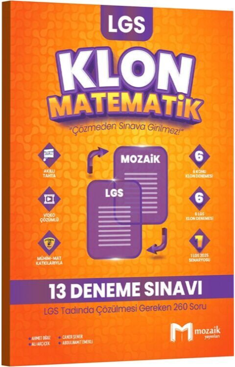 *8.SINIF MOZAİK KLON DENEME MATEMATİK - 2025