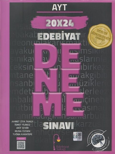 E.SOKAĞI YKS AYT 20*24 DENEME EDEBİYAT-2024