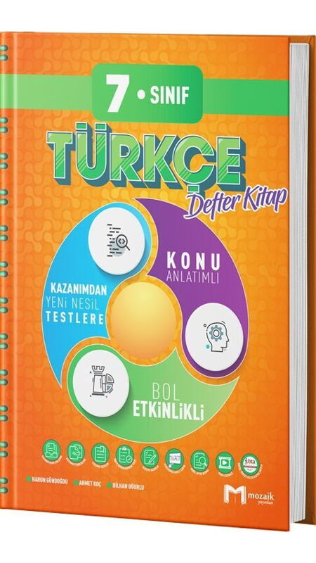 7.SINIF MOZAİK DEFTER TÜRKÇE - 2025-26