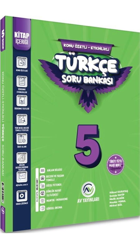 5.SINIF AV DERS İŞLEME KİTABI TÜRKÇE - 25-26