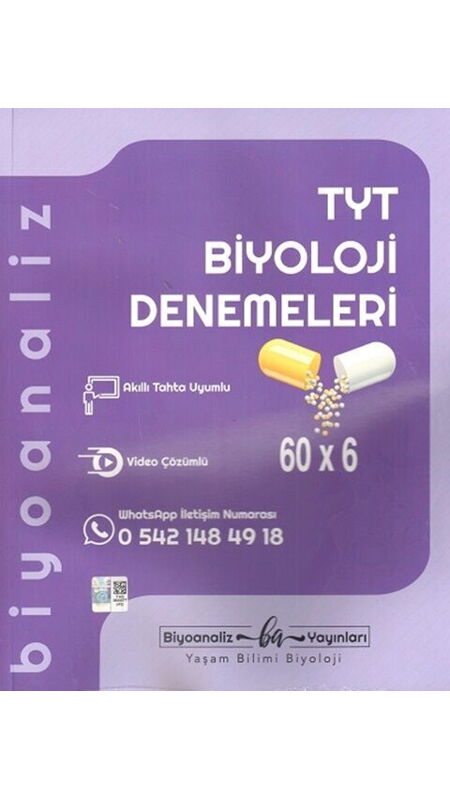 BİYOANALİZ TYT DENEME BİYOLOJİ - 2025-26