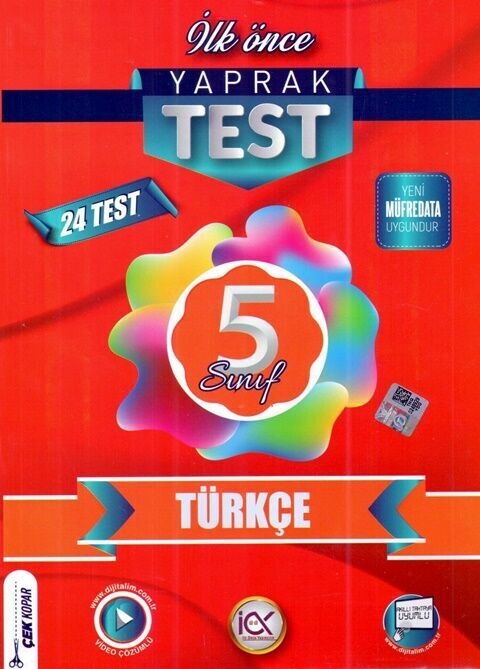 İLKÖNCE 05.SINIF YAPRAK TEST TÜRKÇE - 2024-25