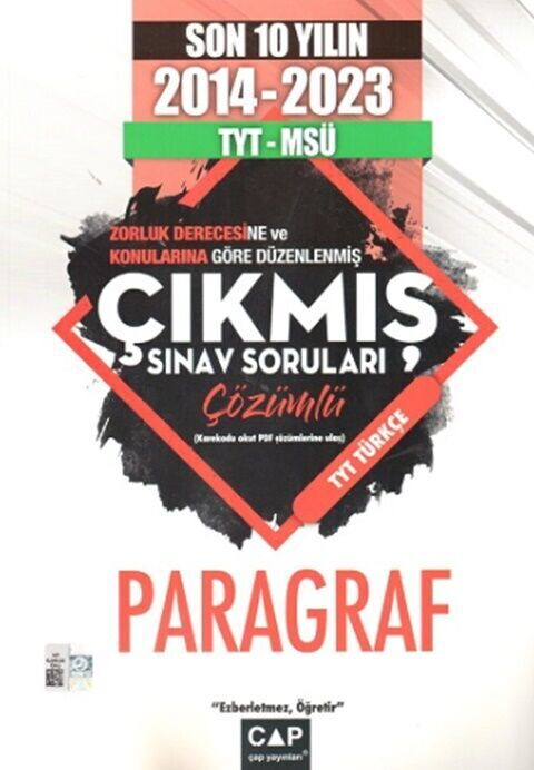 ÇAP TYT MSÜ ÇIKMIŞ SORULAR PARAGRAF 2014-23-24