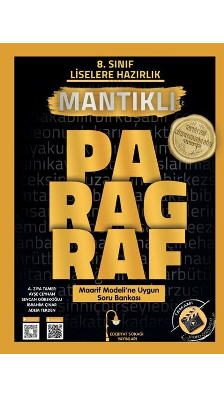 E.SOKAĞI 8.SINIF MANTIKLI S.B. PARAGRAF - 25-26