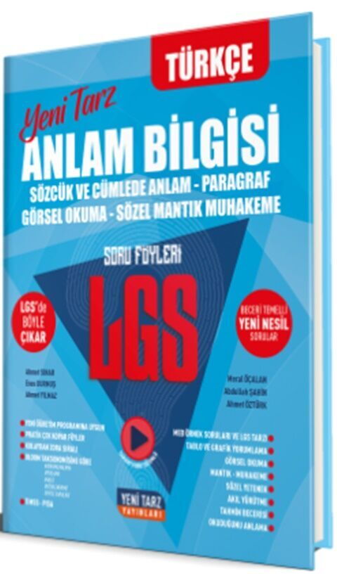 *8.SINIF YENİ TARZ S.B. ANLAM BİLGİSİ - 2024-25