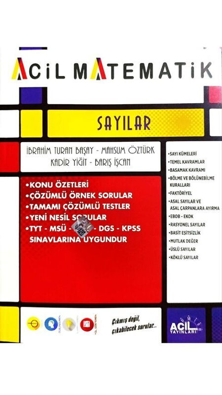 ACİL TYT FASİKÜL SAYILAR - 2024-25