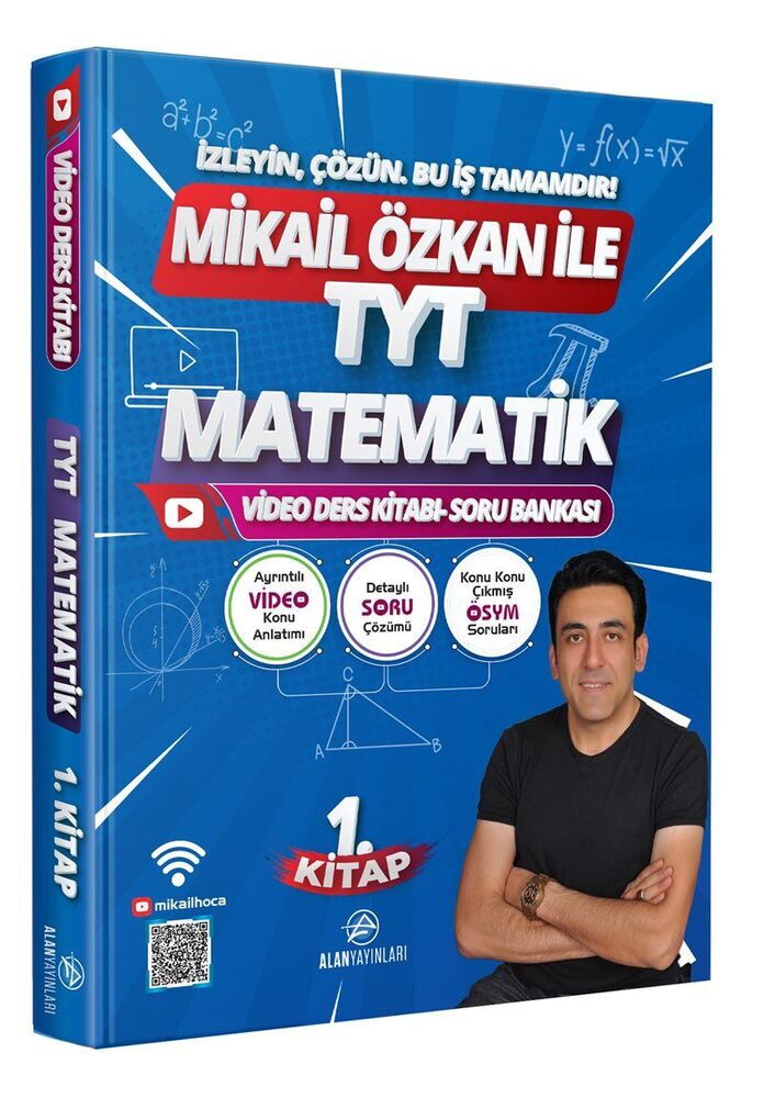 ALAN TYT KA.SB VİDEO DERS KİT. MATEMATİK 1 - 2025