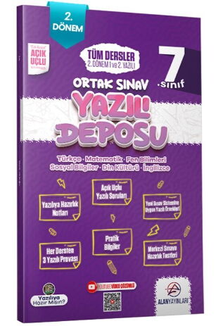 *ALAN 07.SINIF YAZILI DEPOSU 2.DÖNEM 1&2 YAZILI-24