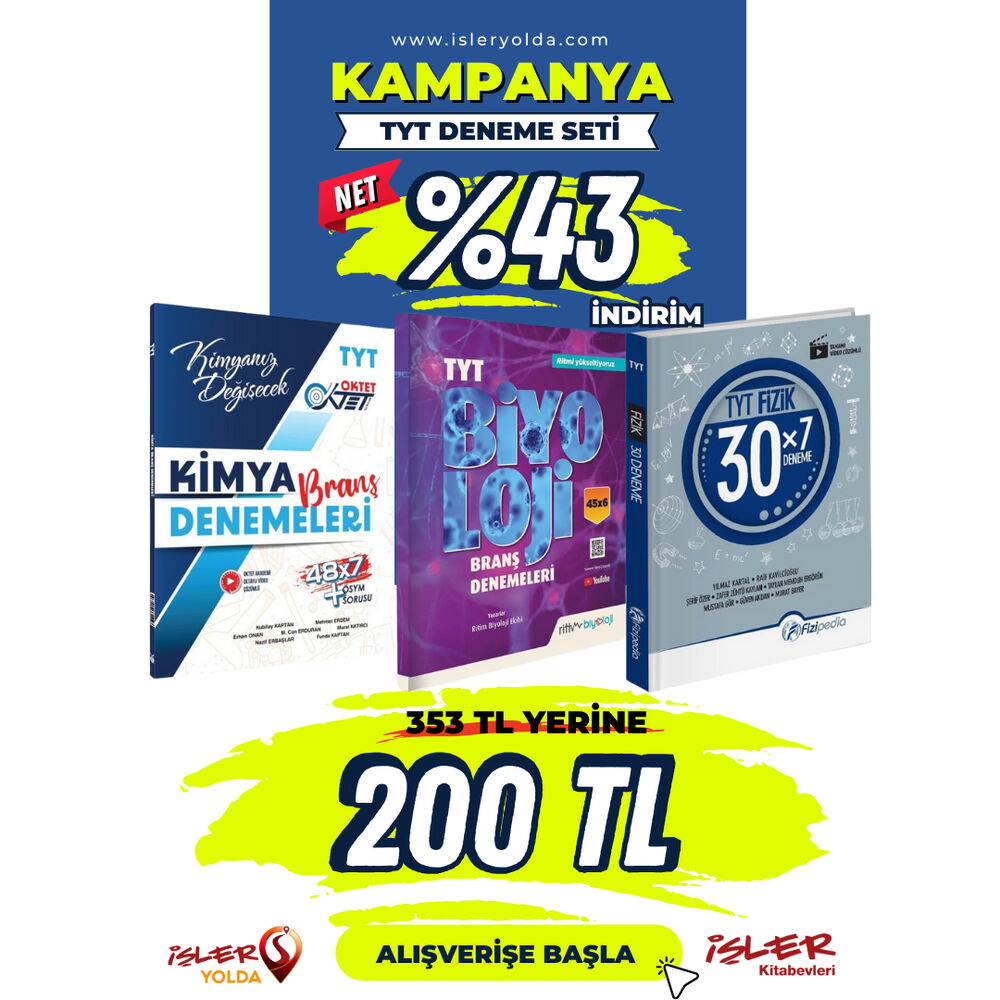 3 lü KAMPANYA (RİTİMBİYOLOJİ FİZİPEDİA OKTET)