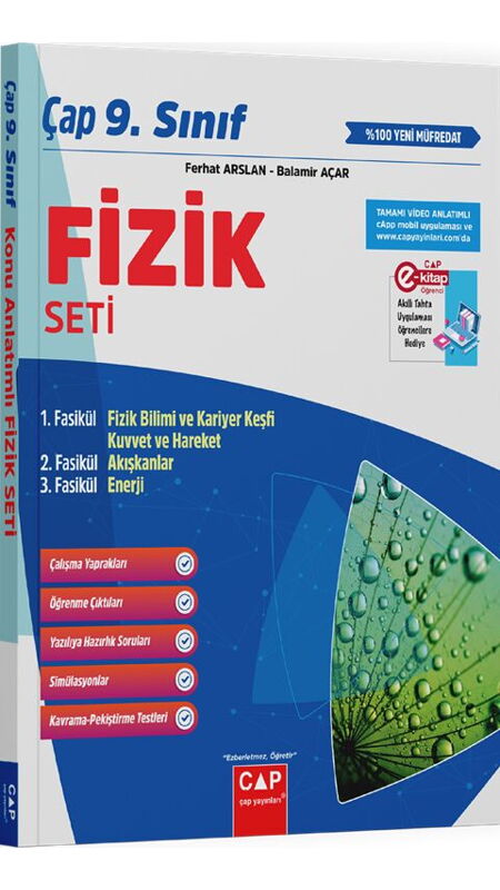 ÇAP 09.SINIF SET FİZİK - 2025-26