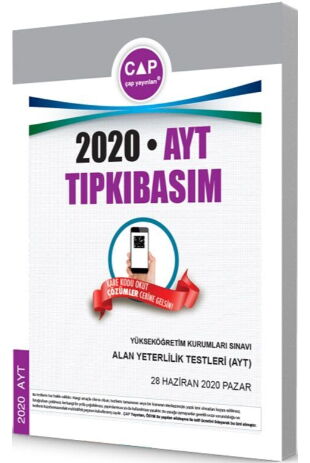 ÇAP YKS AYT TIPKI BASIM 2020