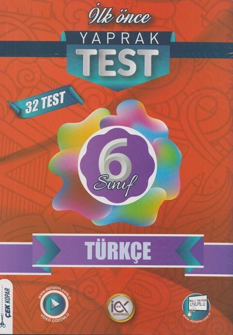 İLKÖNCE 06.SINIF YAPRAK TEST TÜRKÇE - 2024-25