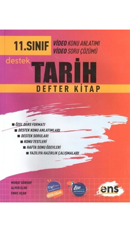 ENS 11.SINIF DEFTER KİTAP TARİH - 2025-26