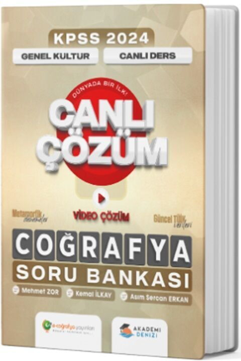 KPSS CANLI DERS S.B. COĞRAFYA M.ZOR - 2024