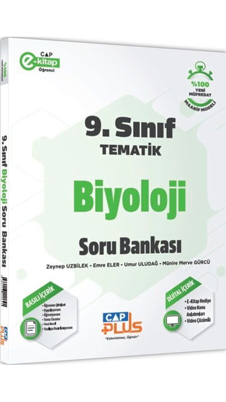 ÇAP 09.SINIF PLUS S.B. TEMATİK BİYOLOJİ - 2025-26