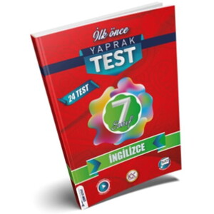 İLKÖNCE 07.SINIF YAPRAK TEST İNGİLİZCE - 2024-25 #2