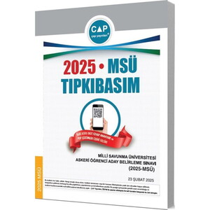 ÜNİV. HAZ TIPKI BASIM DENEME (MSÜ) - 2025 #2
