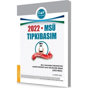 ÜNİV. HAZ TIPKI BASIM DENEME (MSÜ) - 2022 #2