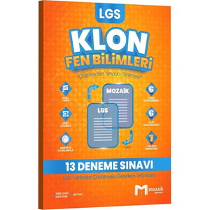 *8.SINIF MOZAİK KLON DENEME FEN BİLİMLERİ - 2025 #2