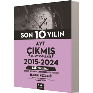 ÇAP YKS AYT ÇIKMIŞ SRLRI TÜM TEK 2015-2024 MF-2025 #2