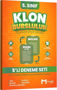 5.SINIF MOZAİK KLON 5 Lİ DENEME SETİ - 2025 #1