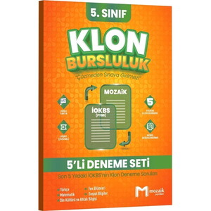 5.SINIF MOZAİK KLON 5 Lİ DENEME SETİ - 2025 #2