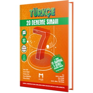 7.SINIF MOZAİK DENEME 20Lİ TÜRKÇE - 2024-25 #2