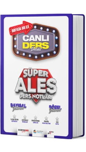 ALES CANLI DERS SÜPER SAY.SÖZ.VİDEO DERS.NOT 25-26 #1
