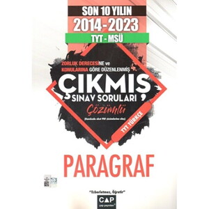 ÇAP TYT MSÜ ÇIKMIŞ SORULAR PARAGRAF 2014-23-24 #2