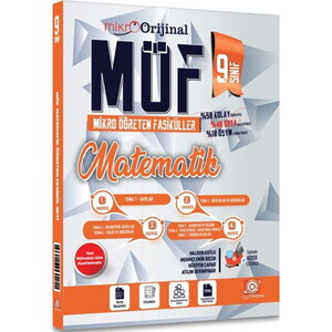 MİKRO ORİJİNAL 09.SINIF MÖF SET MATEMATİK - 25-26 #2